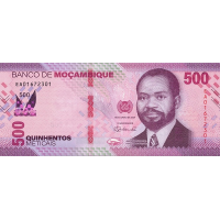 (072) ** PNew (PN159) Mozambique - 500 Meticais (2024)